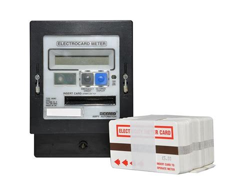 electric meter box card|card operated electricity meters.